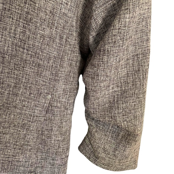 Gray, Ruched Blazer-Size Small - Picture 4 of 11